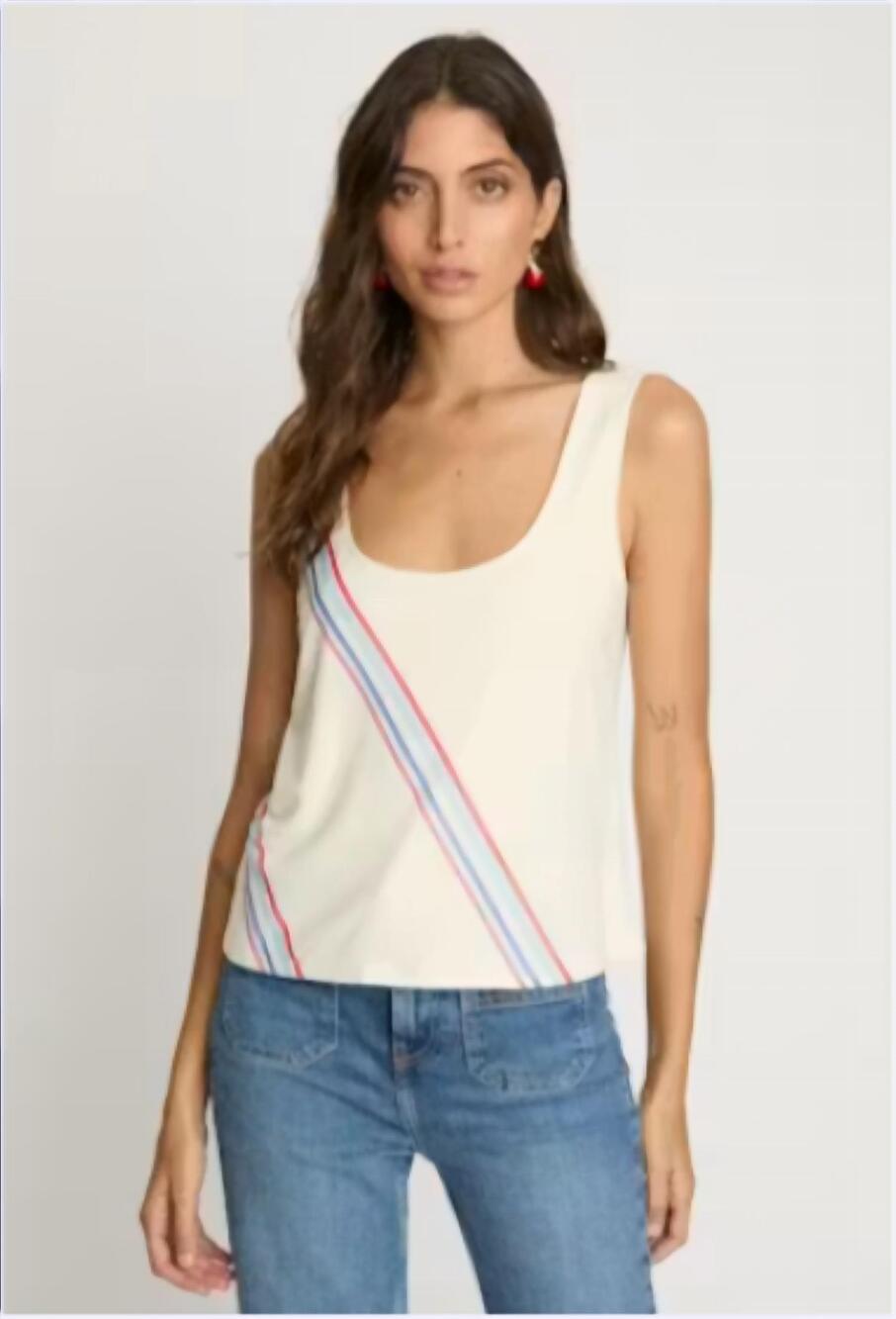 NEW CABALLERO etta top in nova stripe